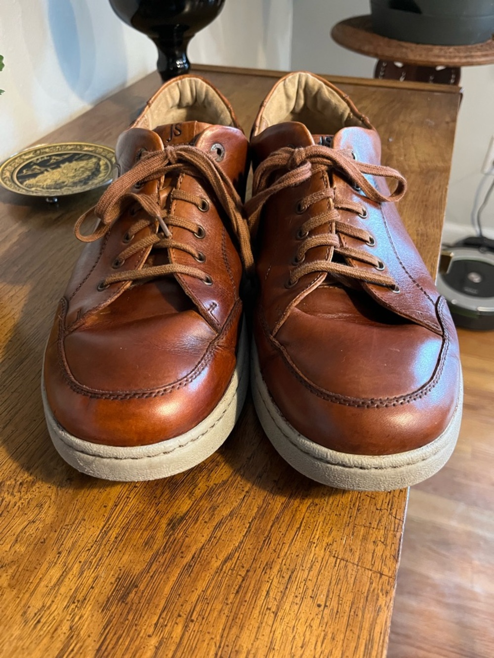 Josef Seibel Leather Sneakers Brown Comfort Shoes EU 47 US 13